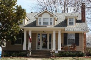 front with partial sign