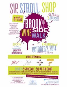 brookside wine walk