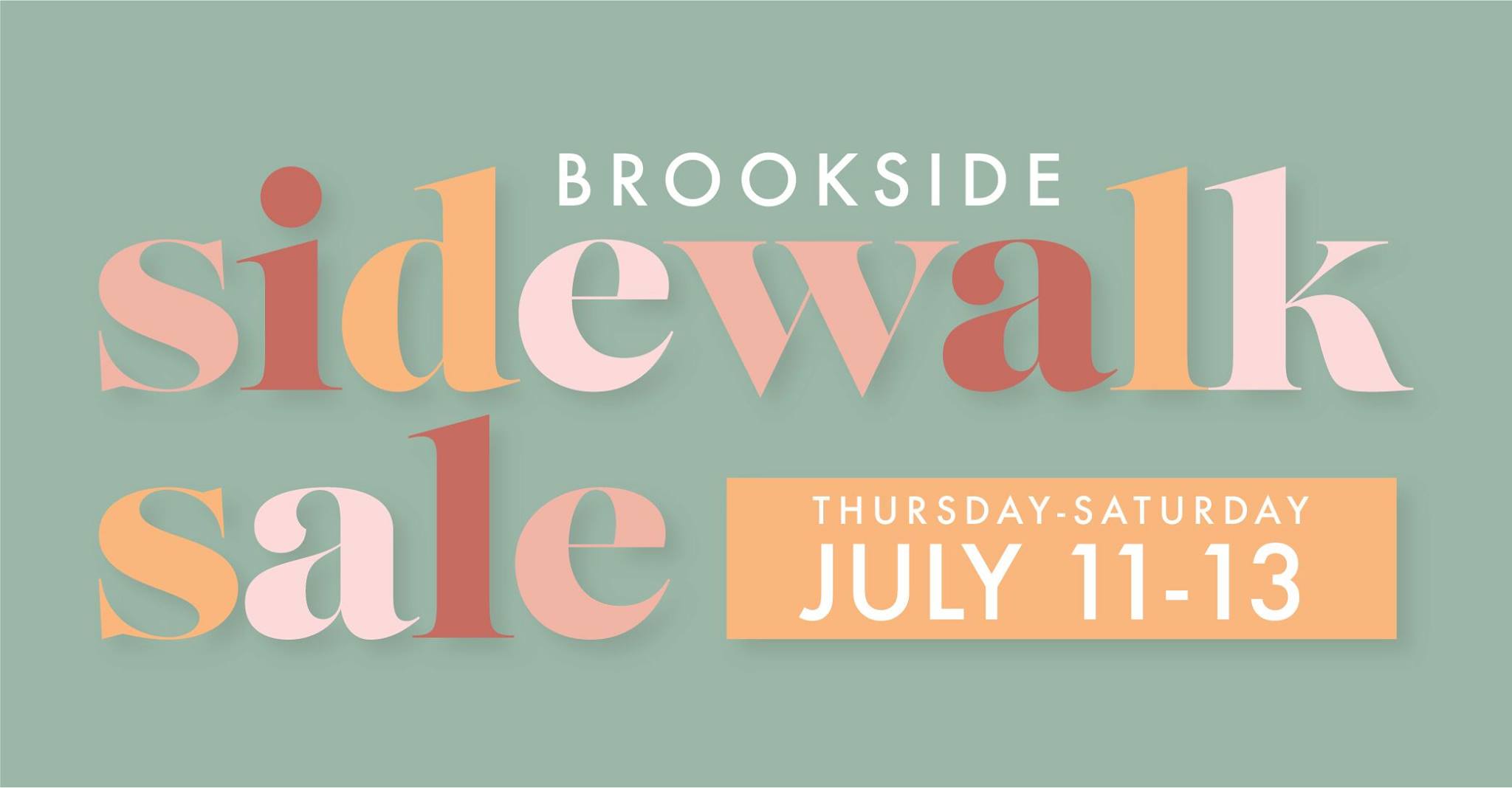 Brookside Sidewalk Sale
